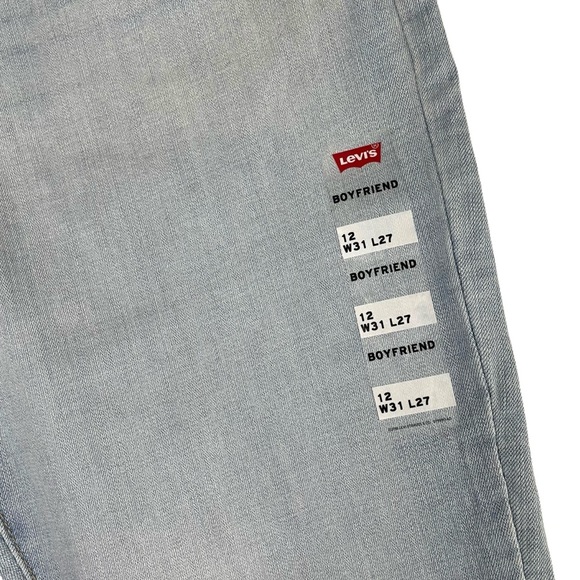 NWT Levi’s Boyfriend Hypersoft Mid Rise Jeans Sz 31 - Picture 8 of 15